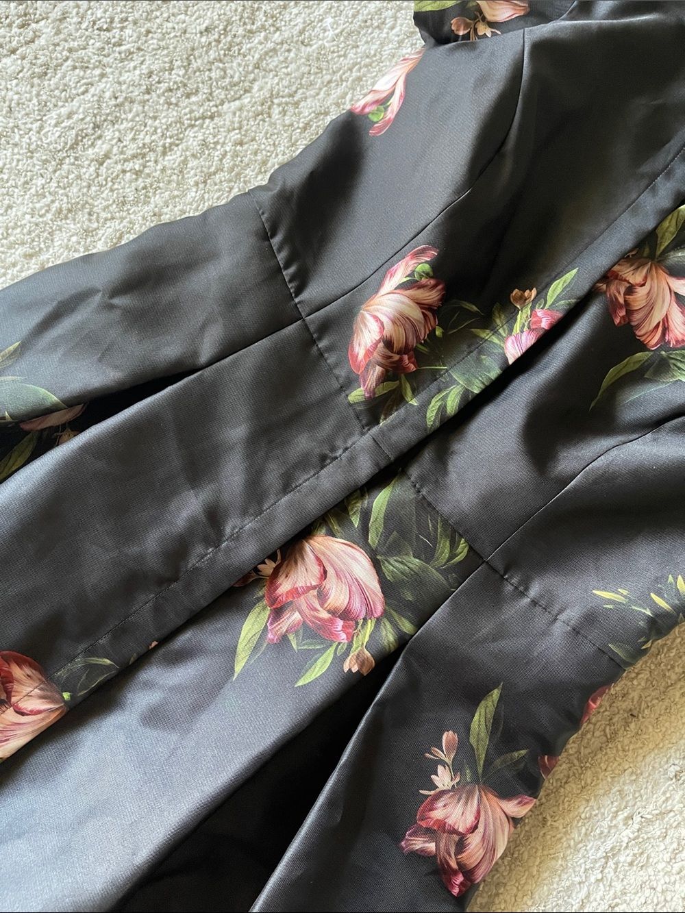 Sachin & Babi Marta Floral Print Satin Gown - Picture 5 of 8